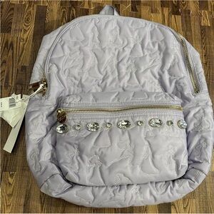 Disney Stoney Clover Lane Princess Quilted Purple Backpack Royal Treatment NWT